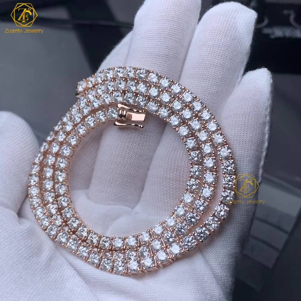 IGI GRC Lab Diamond Necklace D VVS1 VS1 2MM5MM CVD HPHT 18K 14K White Gold Calat LAB Created Diamond Jewelry