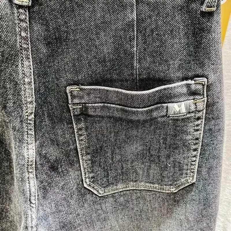 Mens Spring Autumn Fashion 2025 Denim Casual Elastic Waist Pencil Jeans Slim Feet Pants Stretch Harlan Trousers Black Jeans W250905