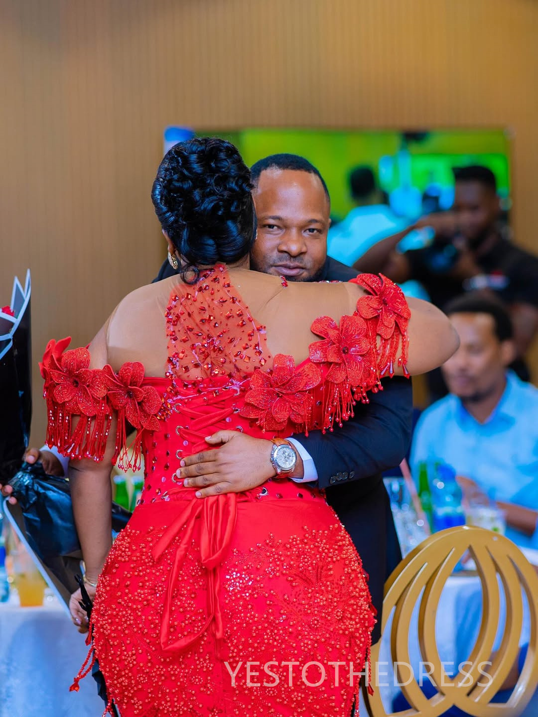 Plus Size Red Prom Dress 2025 Evening Dresses Elegant Dresses For Special Occasions Illusion Beaded Lace Tassel Birthday Dress Second Reception Gown A