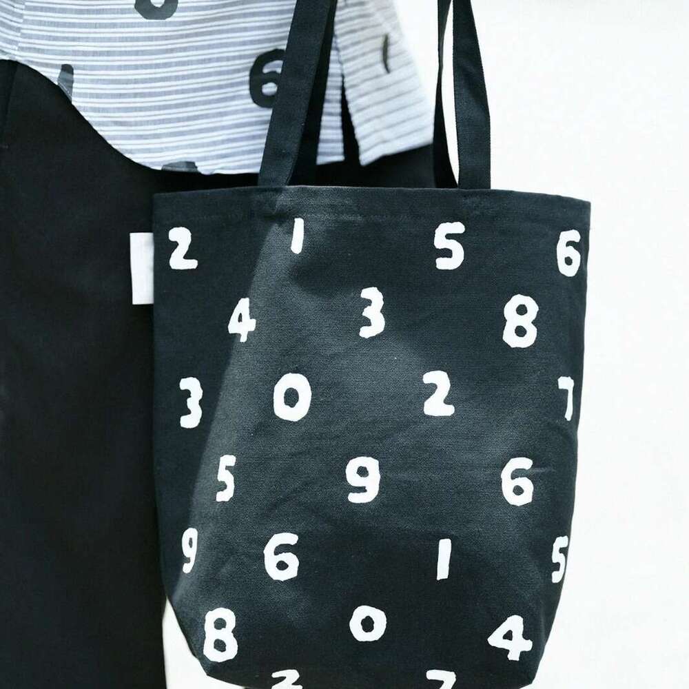 Trendy Brand Sousou Digital Casual Simple Canvas Tote Student Versatile Shoulder Bucket Bag