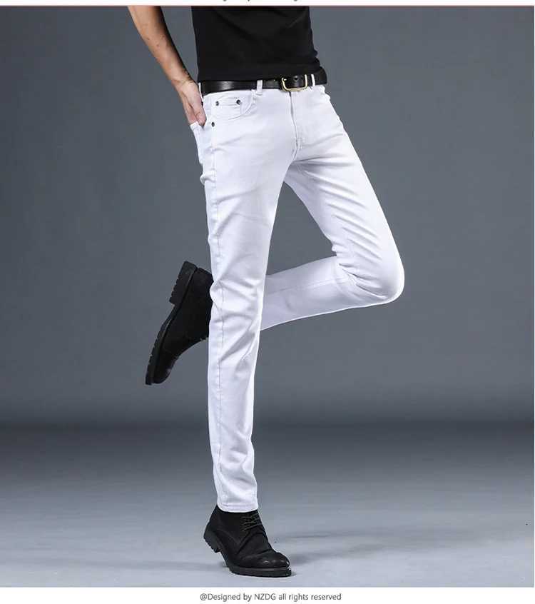 2024 autumn Slim Fit men Jeans Classic Fashion Denim Skinny Jeans Male spring mens casual High Quality Trousers W250905