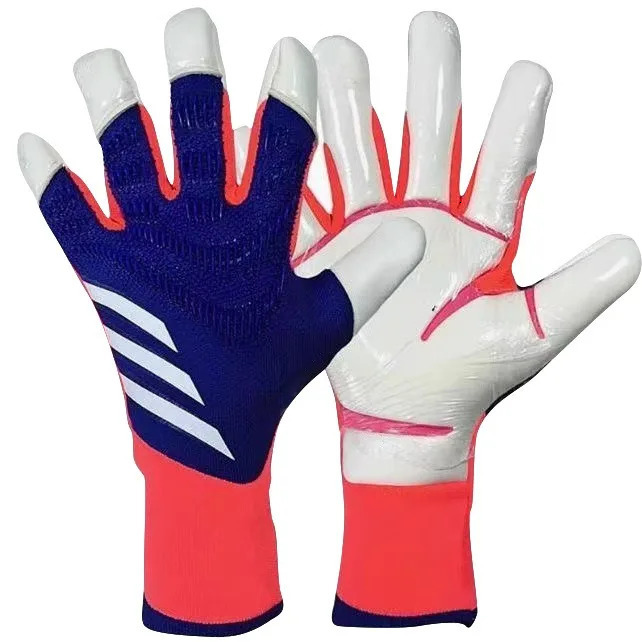 Adults Kids Goalkeeper Gloves Goalie Gloves Thicken Latex Football Soccer Antislip Protection Soccer Children Goalie Gloves 250905