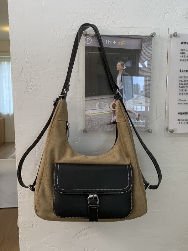 Autumn Arrival Versatile Fashionable Simple And Elegant Casual Tote Trendy Large-Capacity Armpit Shoulder Bag