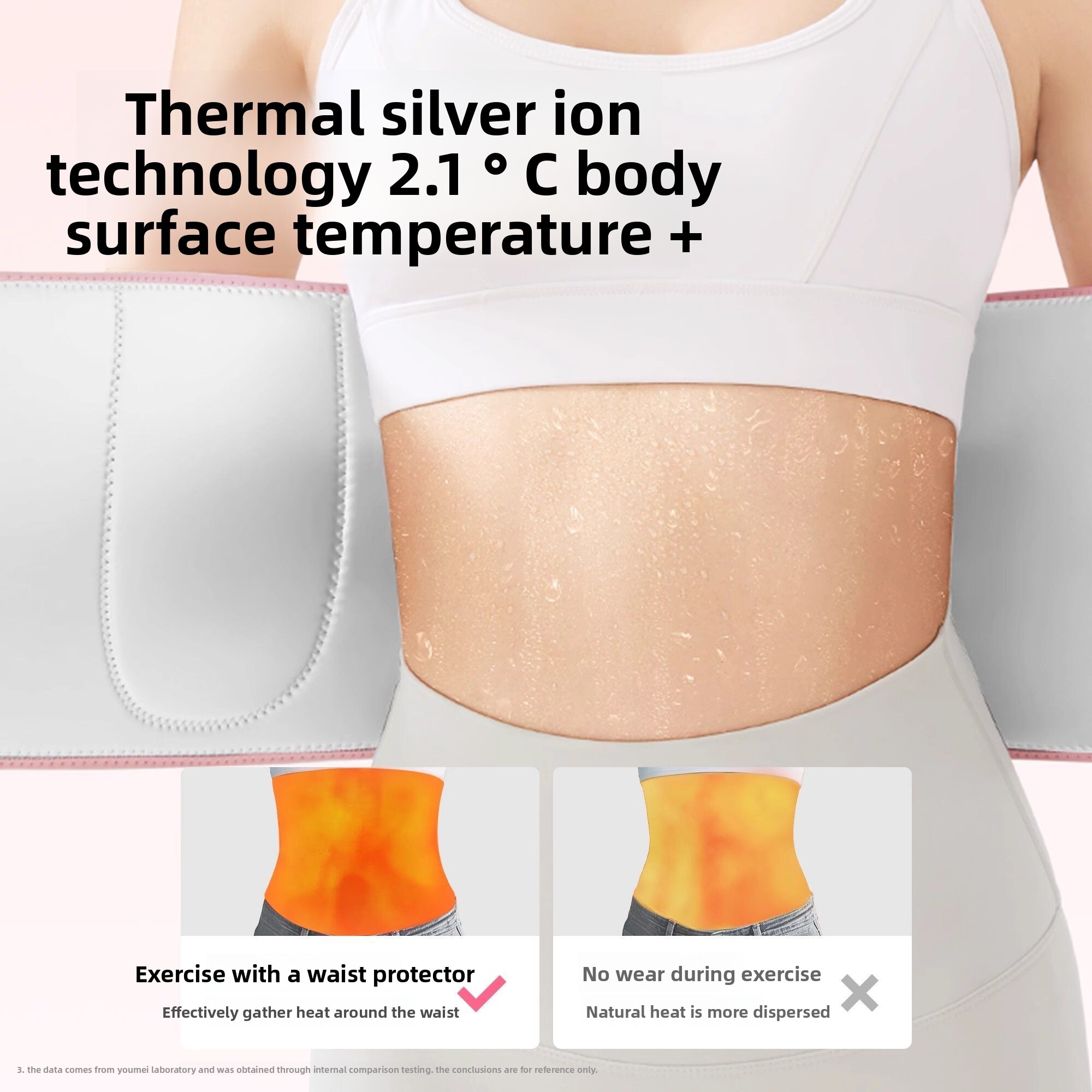 Waist Sports Burning Fiess Belt Running Training Men and Women Sweat Fat Weight Loss Belly Control