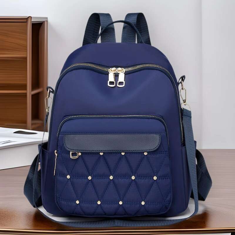 New Korean Style Simple Embroidery Large Capacity Trendy Casual Business Women's Fashion Versatile Lightweight Travel Bag