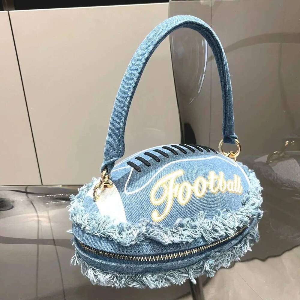 Designer Bags Purses And Handbag Designer Women's Bag Denim Ball Shape Evening Clutch Bag Purse Luxury Bag