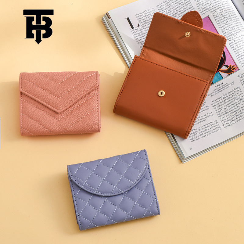 TB BHULAMTE Designer Bag Women's Wallet Coin Purse Ins Solid Color Simple Multi-functional Lipstick Bag Large Luxury Bag Capacity Wallet Factory 