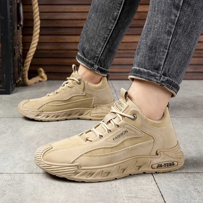 Casual sports shoes fashionable largesized running vulcanized shoes breathable spring and autumn mens largesized shoes Z250905