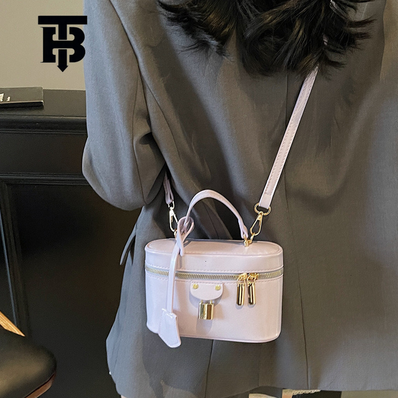 TB BHULAMTE Designer s bag Cross-Border Makeup Bag Women's Bag 2025 Summer New Handheld Box Bag High-End Fashion Niche Design Crossbody Bag