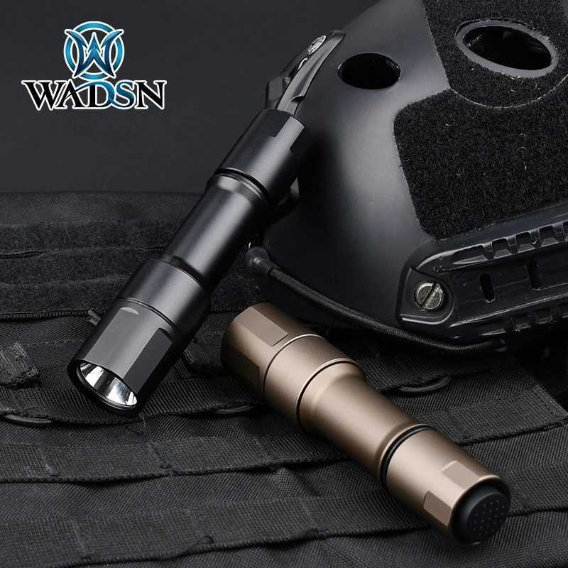 WADSN MCH Tactic Flashlight Cloud defensive Handheld Weapon Light 1300lm Portable Torch Rechargeable Outdoor Camping HuntingXJ250905