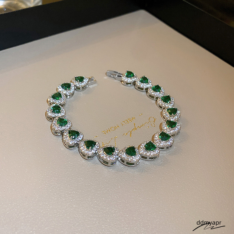 Choucong Brand Wedding Bracelet Jewelry Sterling Sier Fill Multi Color 5A Cubic Zricon CZ Dia Gemstones Party Women Charm ddmyday For Lover Gift