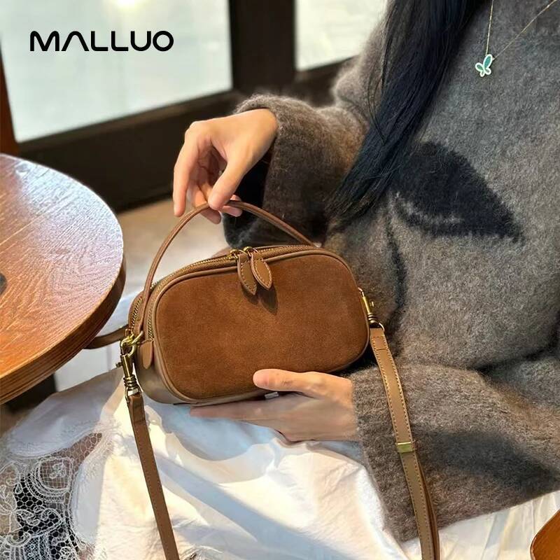Woman Cowhide Genuine Shoulder Ladies High Quality Leather Handbag Female Fashion Design Crossbody Bag Women