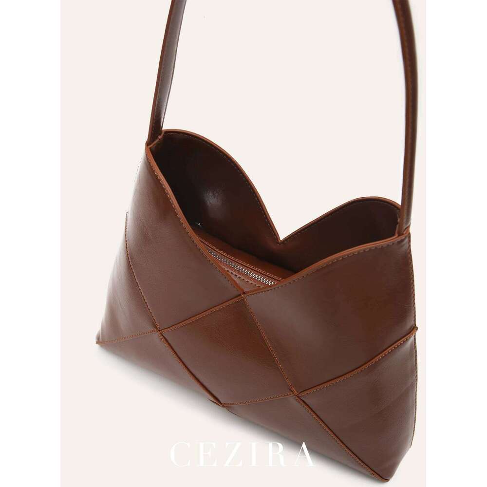 Best Seller Designer Bag Woven Bag Brand Fashion Elegant PU Leather Zipper Closure Baguette Shoulder Handbag For Women Daily Office Casual