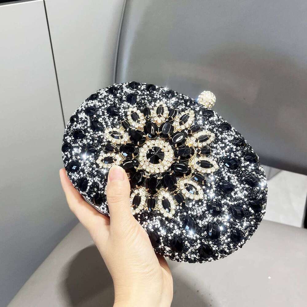 Designer Bags Handmade Rhinestones Evening Clutch Bag Purses And Handbag Designer Shoulder Shiny Crystal Clutch Purse Party Bag Luxury Bag