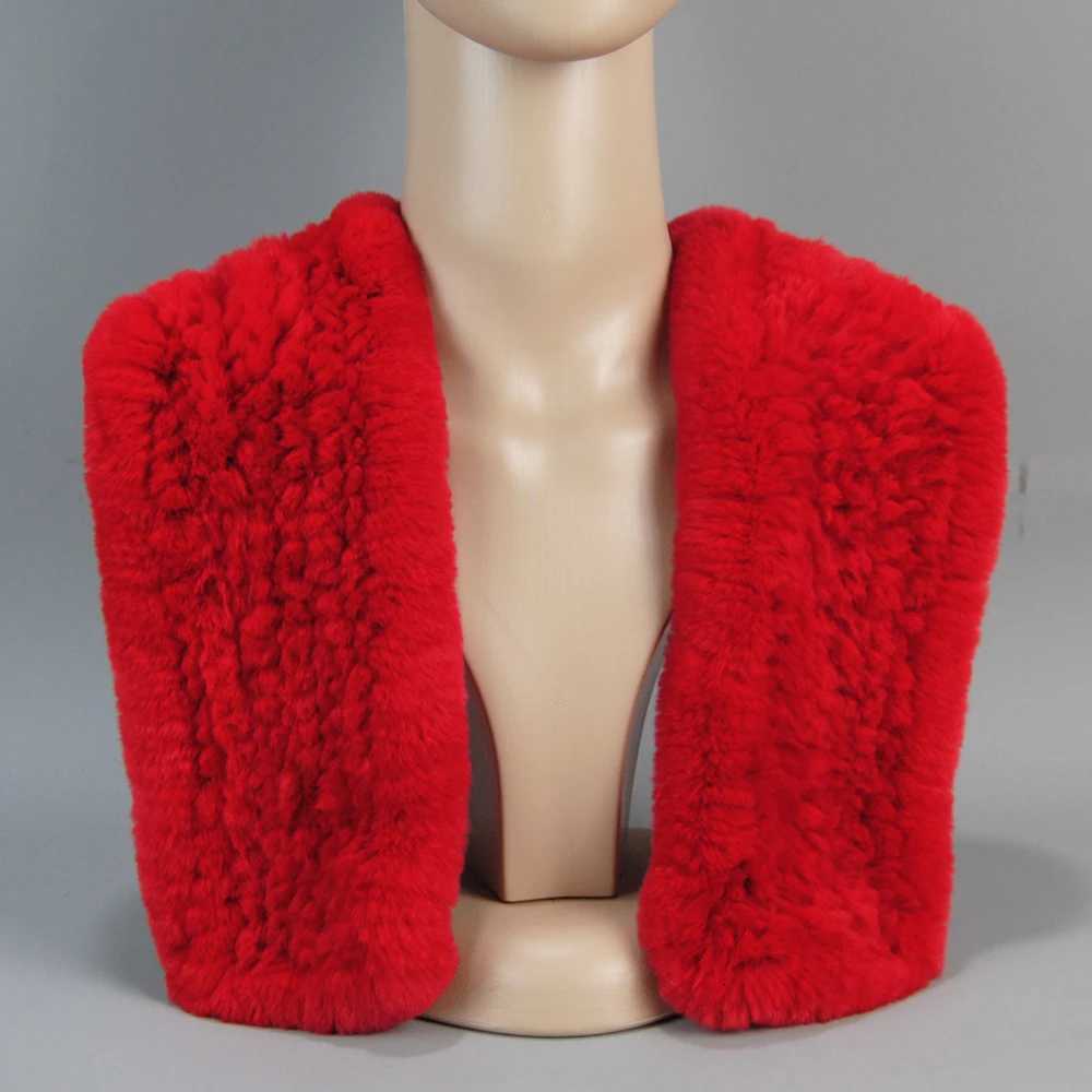 2025 New Fashion Women Real Rex Rabbit Fur Headbands Warm Good Elastic Real Rex Rabbit Fur Scarf Natural Rex Rabbit Fur ScarvesXJ250905