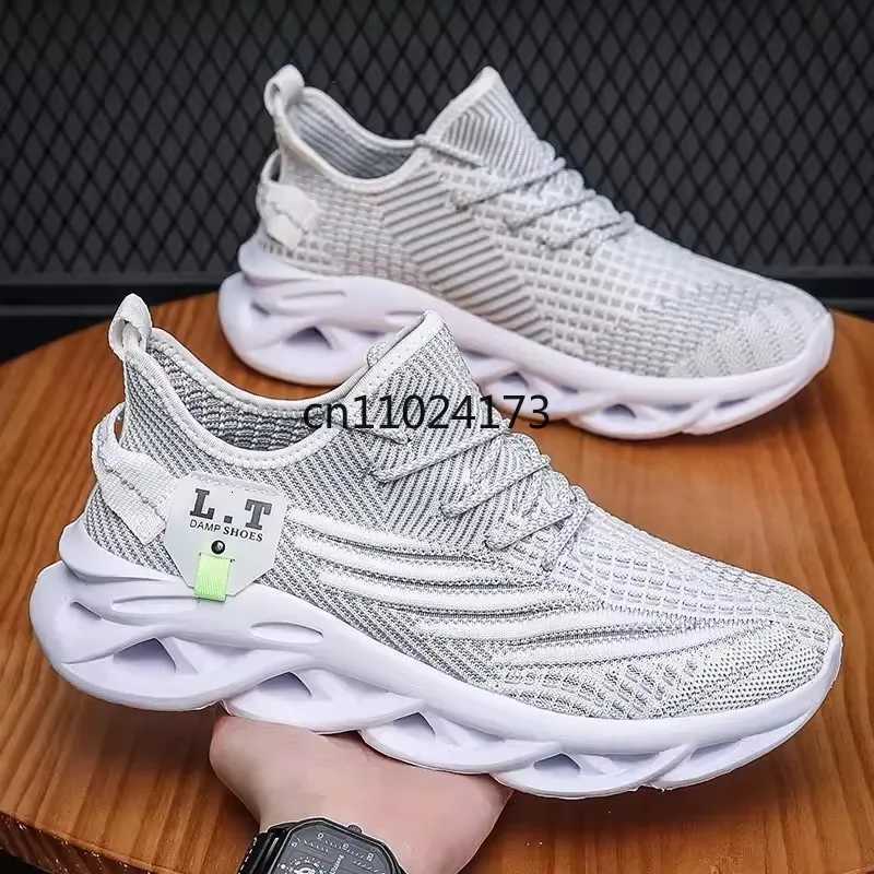 Leading The Trend Mens Running Sports Shoes Breathable Mesh Walking Shoes for Summer Comfortable All Day Outdoor Exercise Shoes Z250905