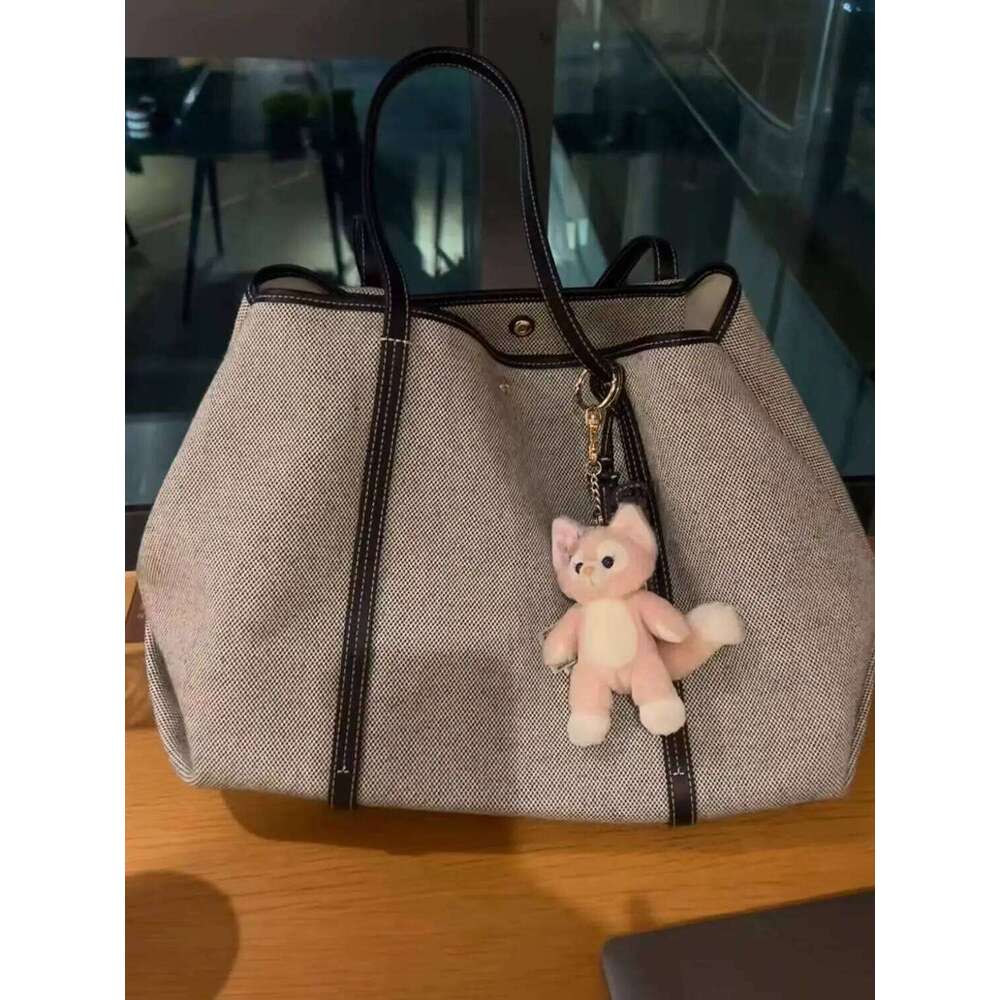 Canvas Designer Handbags Large Capacity Shoulder Bag 2025 Summer New Fashion Bags for WomenShopping storage bag