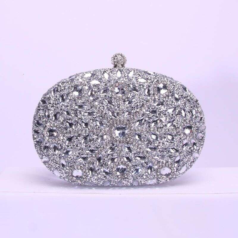 Oval Suower Dia Bag Fashion Banquet Ladies Handbag Personality Dress Evening