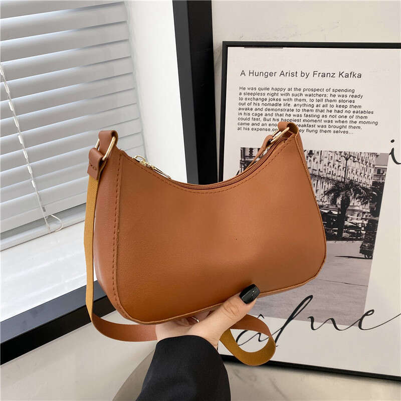 Handbag New 2024 Small Square Stylish Texture Shoulder Fashion Women's Underarm Bag