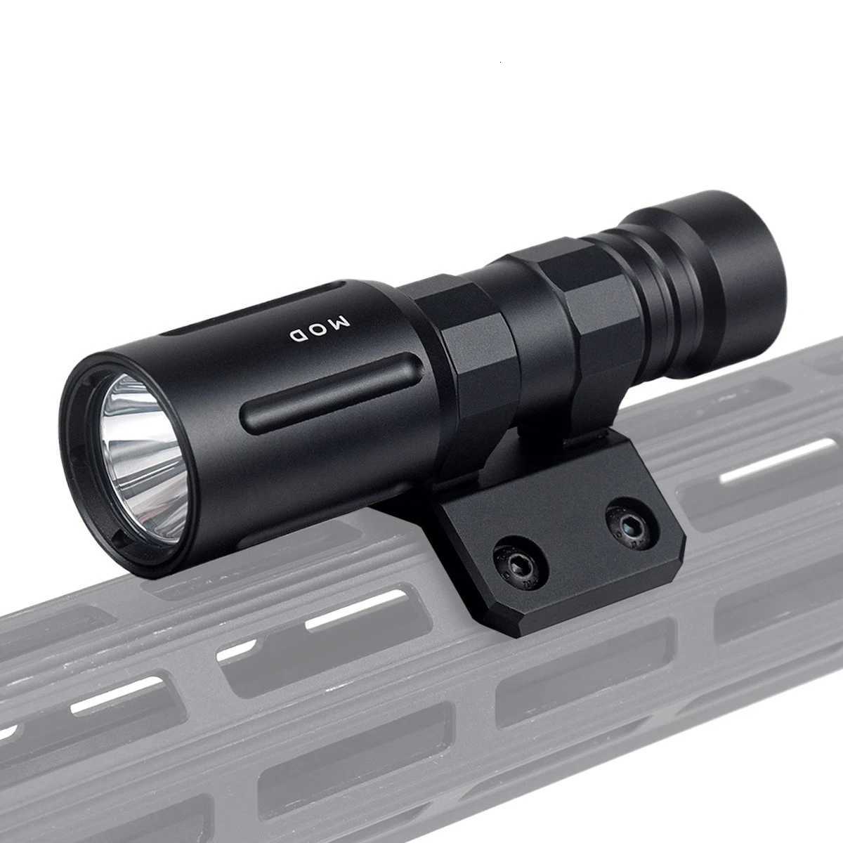 MOD PLHV2 1300Lumen Tactical Led Powerful Flashlight Metal PLHv2 Scout Weapon Light For Picatinny Rail Hunting AirsoftXJ250905