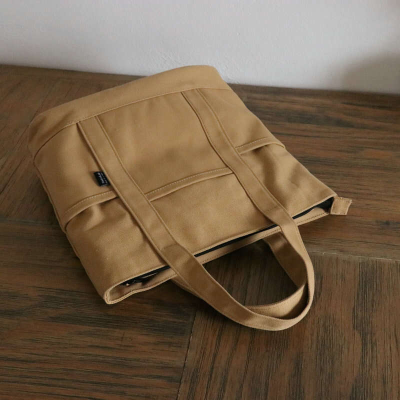 2089 Handheld Canvas Single Shoulder Large Capacity Women's Laptop Water Bottle Lunch Document Business Commuter Bag