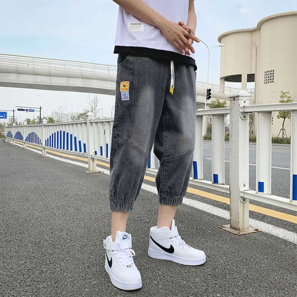 2023 Bermuda Jeans Casual Shorts Men Summer Clothing Male Denim Pant Cotton Long Capris Shores Of Chores pantalones cortos W250905