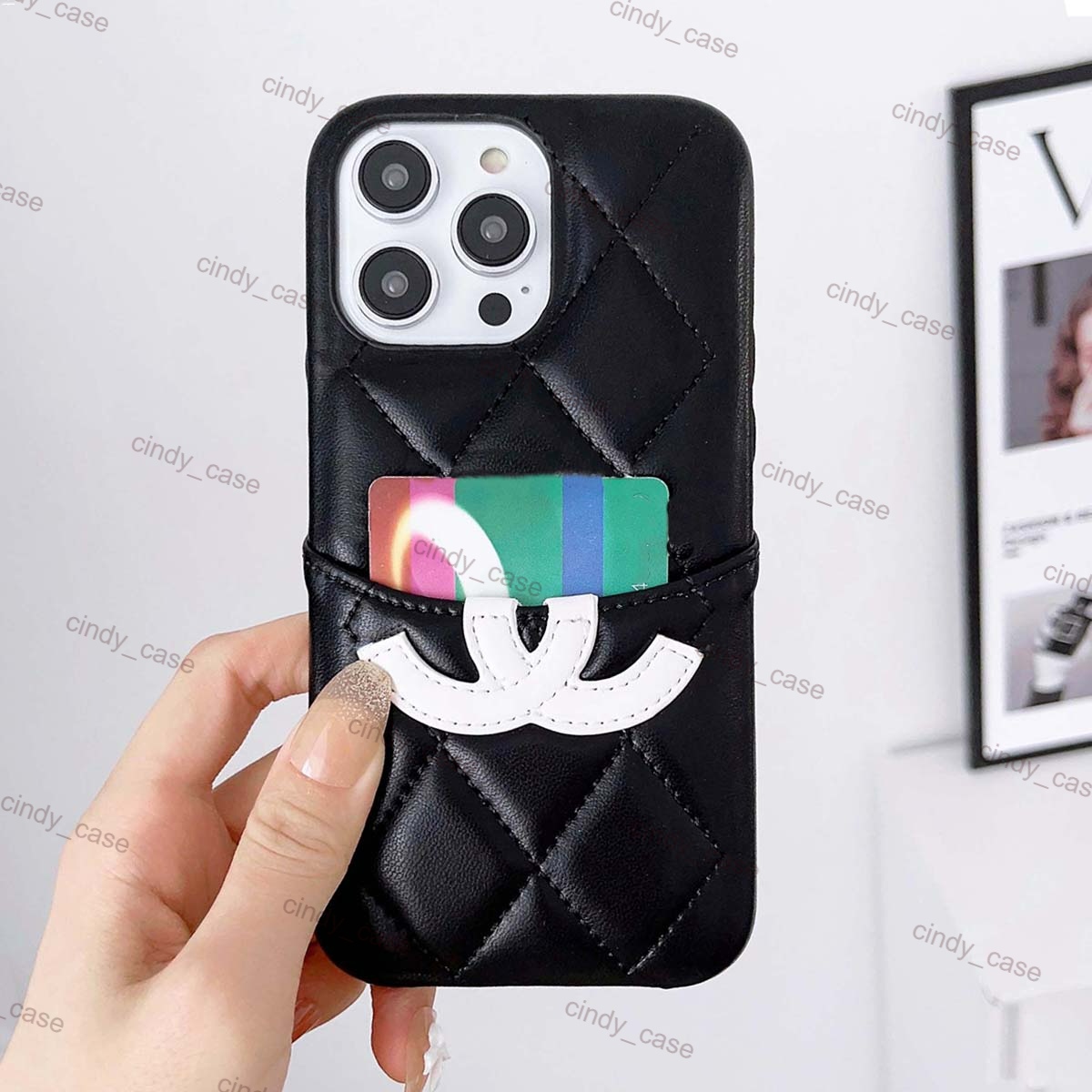 Luxury Retro Wallet Card Insertion Case for iPhone 17 Pro Max 17 Air 16 Pro Max 15 Plus 14 13 Designer Phone Case Excellent Grip Shockproof Phone Wallet Cover Anti-drop