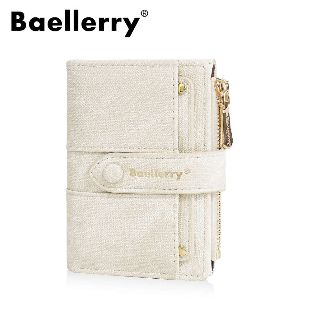 New Women's Short High-end Multi-card Slot Detachable ID Fashion Zipper Wallet Card Holder Combo