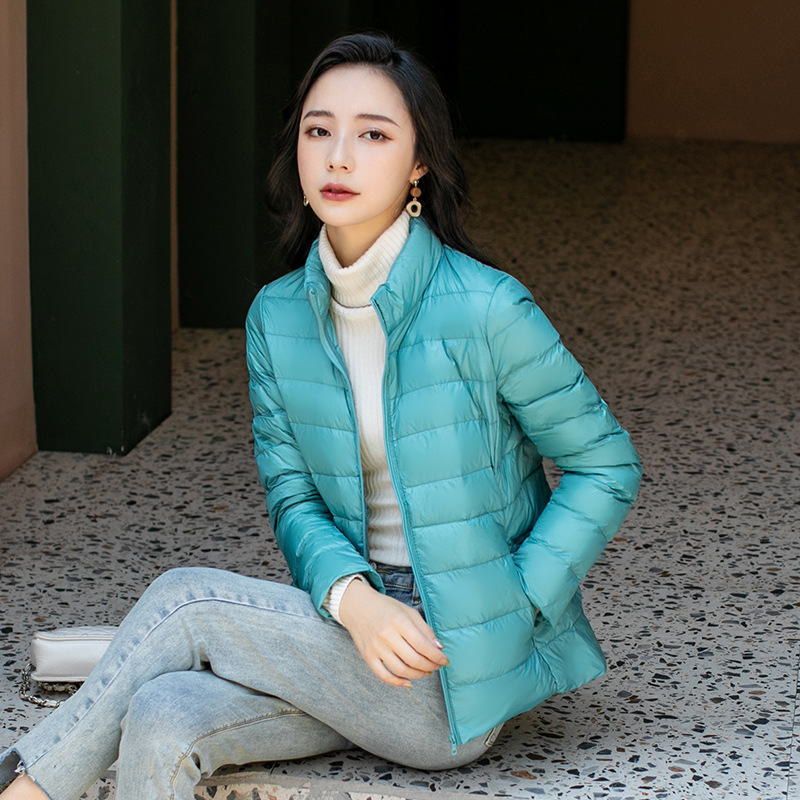 Women Winter Coat 2024 New Ultra Light White Duck Down Jacket Slim Women Autumn Puffer Jacket Portable Windproof Down Coat Parka