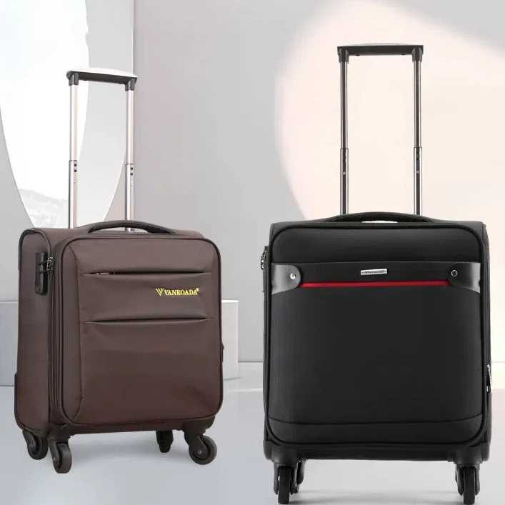 18 Inch Luggage Oxford Cloth Airplane Boarding Suitcase Luggage Bar Free Checked In New Aviation Small Travel Suitcase Z250905