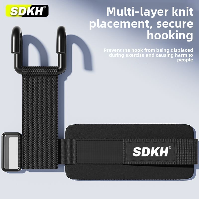 Bar Pull-up Assist Weightlifting Deadlift Strength Training Wrist Support Hook Stretching Lumbar Traction Device