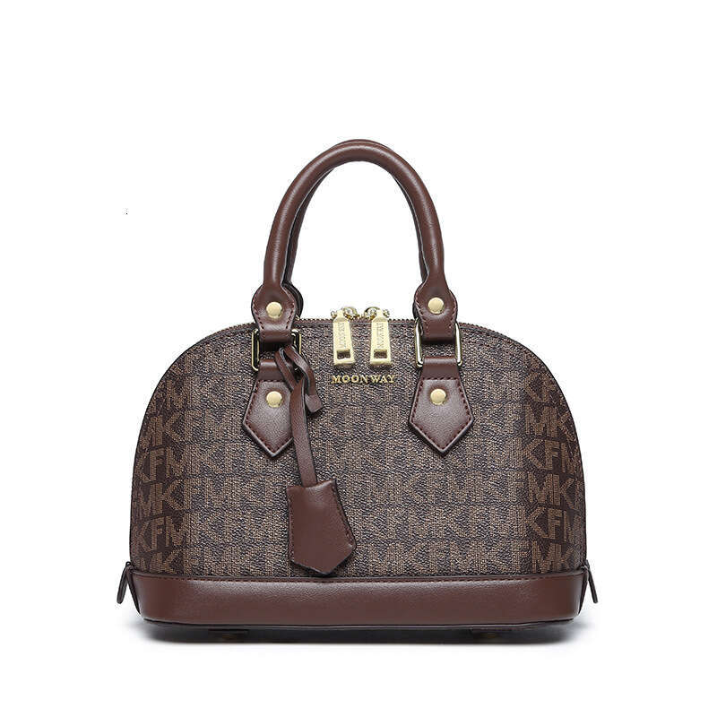 DHEssentials 2025 New Women's Shell Bag, Retro European Style, PVC Crossbody Shoulder Handbag, Color Block, Large Capacity, Spring Summer