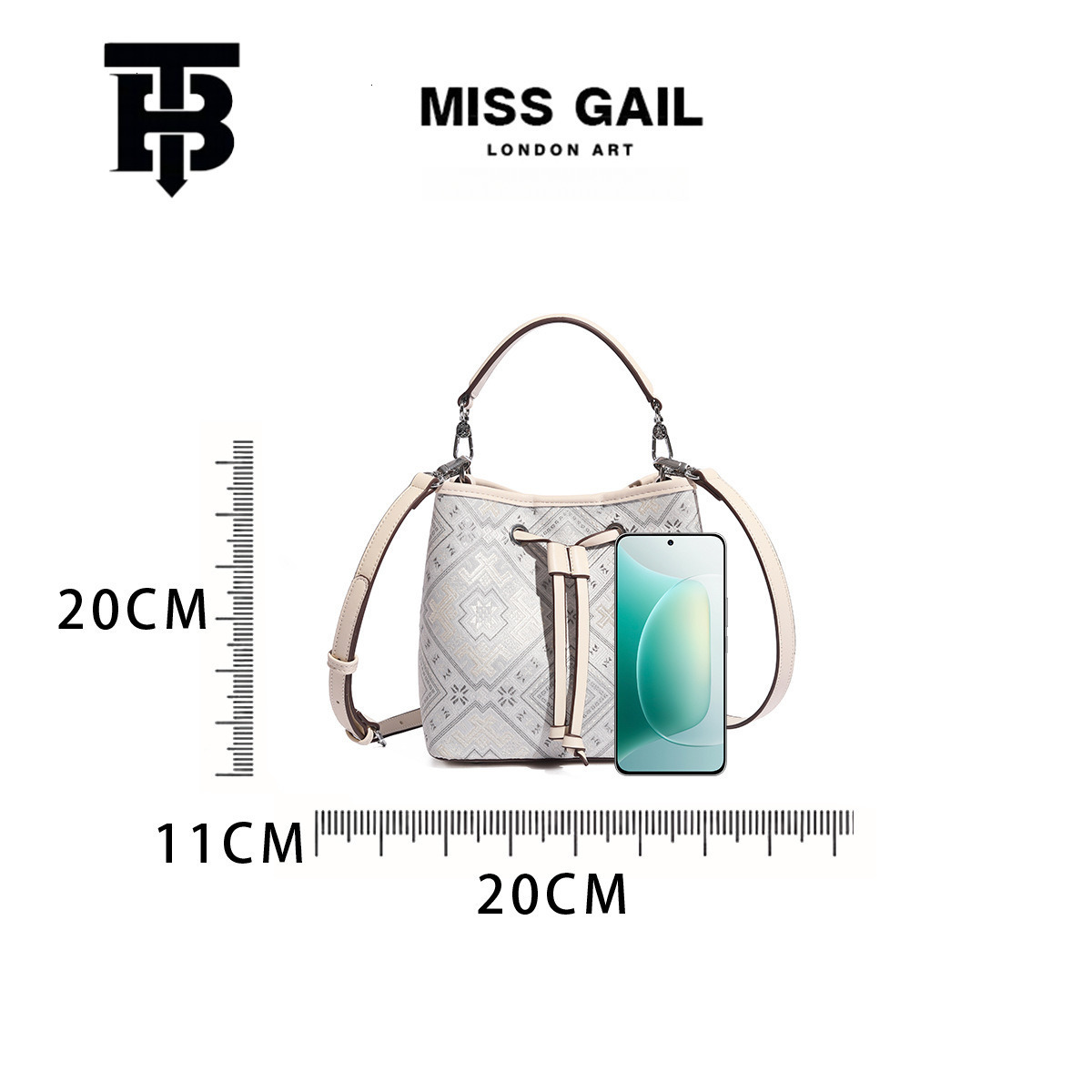 TB BHULAMTE High-End Ethnic Designer s bag Style Brocade Embroidery Handheld Bucket Bag for Women 2025 New Vintage Single Shoulder Bag Versatile Cross