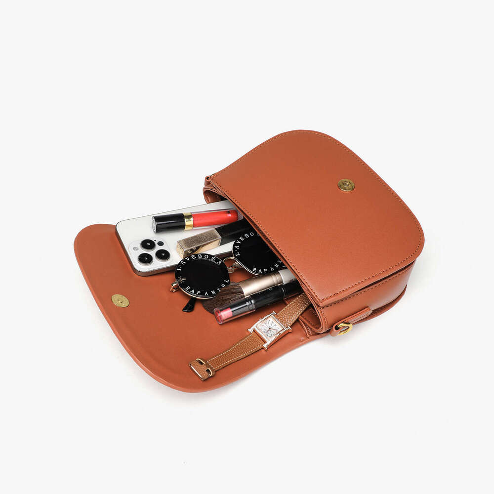 ZR Women's Saddle Shoulder Bag 2025 New Wide Strap Crossbody Underarm