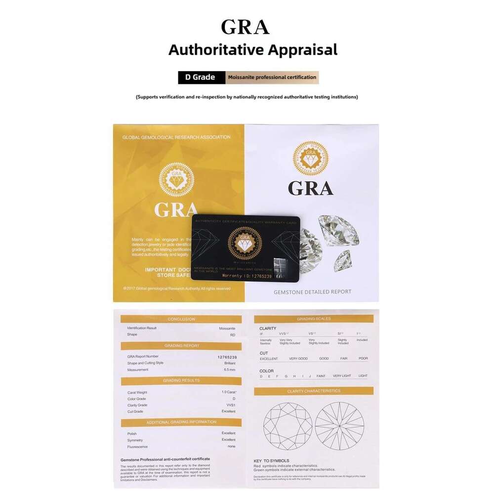 Manufacturer's S Sier Custom Moissanite Chain3mm 4mm 5mm 6.5mm Single Row Tennis Chain Bracelet Hip Hop Necklace