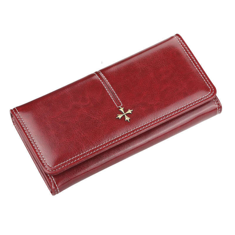 Baellerry Women's Wallet Korean Version New High-end Zipper Clutch Long Shiny Phone Bag