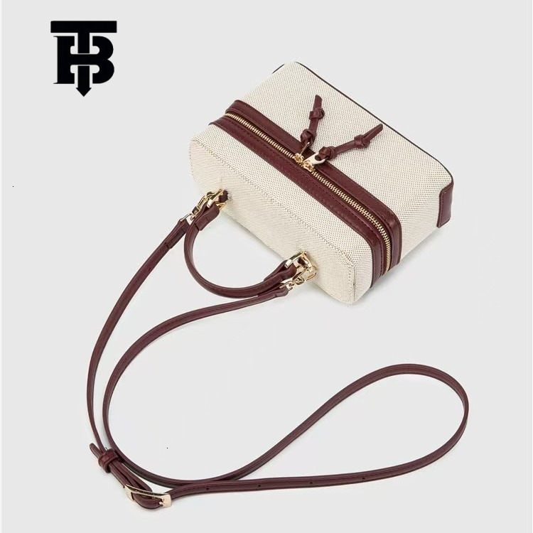 TB BHULAMTE Designer Bag Latest Women's Bag 2025 New Retro Single Luxury Bag Shoulder Crossbody Trendy Handheld Hard Fashion Small Square Bag Tre