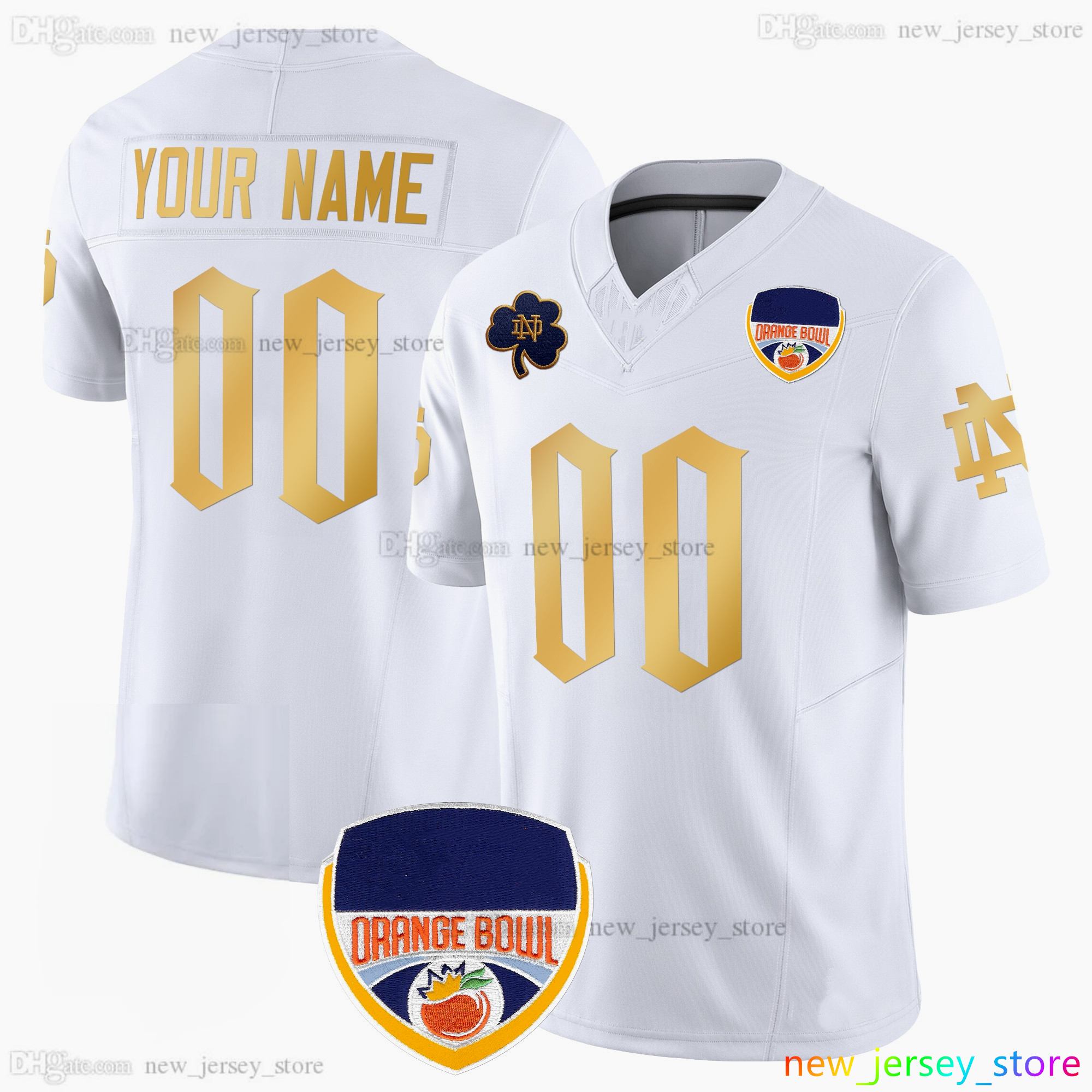 2025 Custom S6XL Notre Dame Fighting Irish New Football Jersey 4 Jeremiyah Love 13 Riley Leonard CJ Carr 3 Joe Montana 5 Beaux Collins Eli Raridon Sti