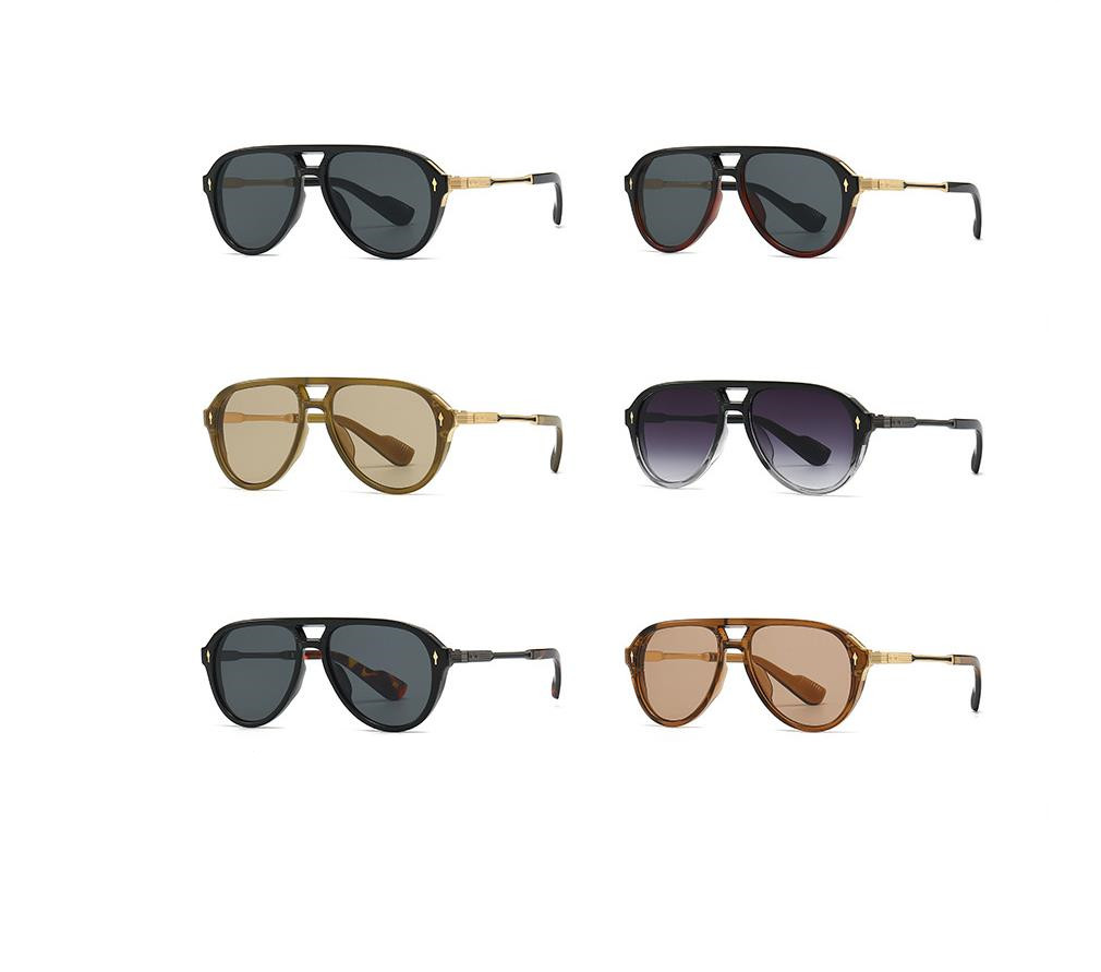 Designer Sunglasses For Men Women Oversized Sunglasses Fashion UV400 Protection Sunglasses Luxury Polarized Goggle Pilot PC Frame Square Eyewear PP302