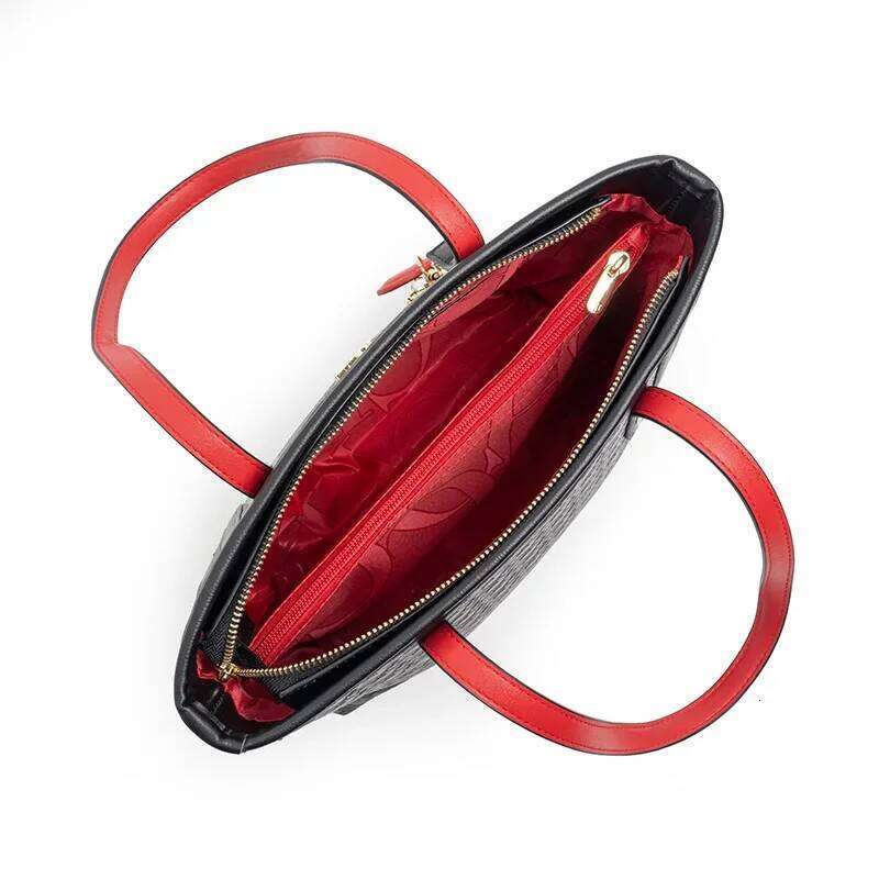 CH Tote Pure Colour Large Capacity Shoulder Daily Versatile Style Women's Crossbody Bag Letters Printing