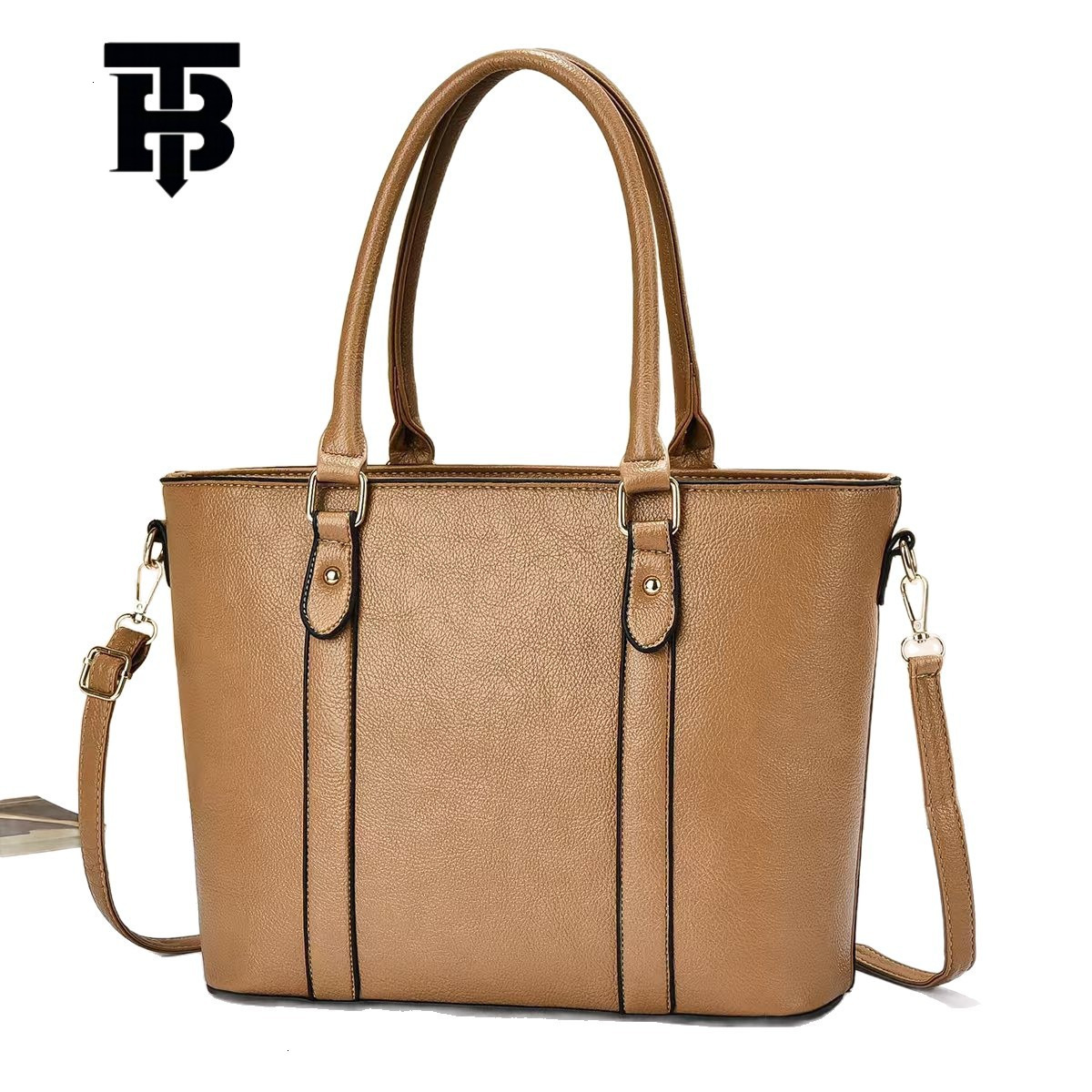 TB BHULAMTE Designer Bag Large Luxury Bag Capacity European And American Style Retro New Tote Women's Bag Simple Trendy Women's Shoulder Bag