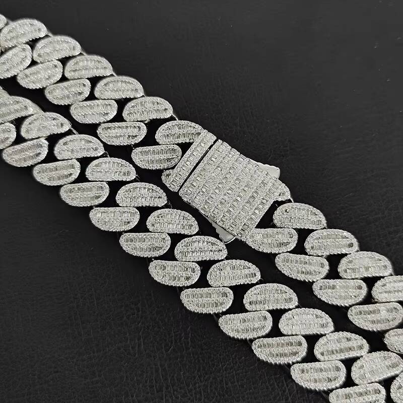 New Big Heavy 16mm Hiphop Jewelry Ice Chain Men Cuban Link Iced Chain