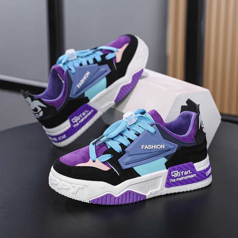 Low Top Sneakers 2024 New Leather Student Casual Shoes FAshion Trend WearResistant NonSlip Board Shoes Z250905