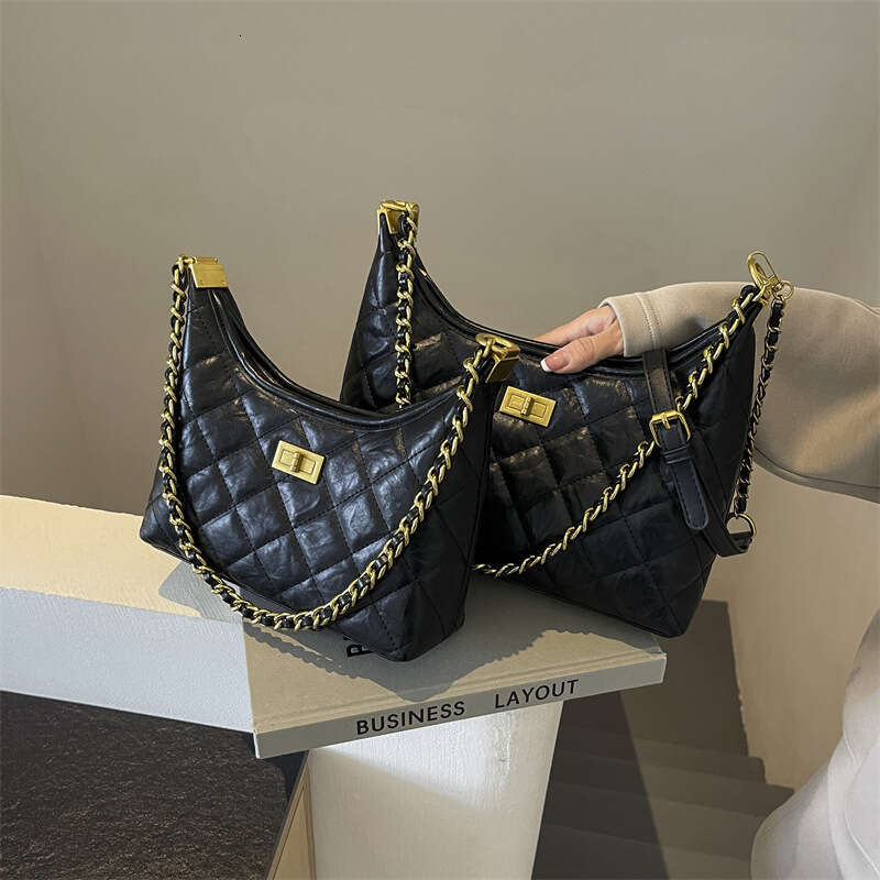 Quilted Embroidered Small for Women 2025 New Trend Versatile Crossbody High-end Shoulder Underarm Dumpling Bag