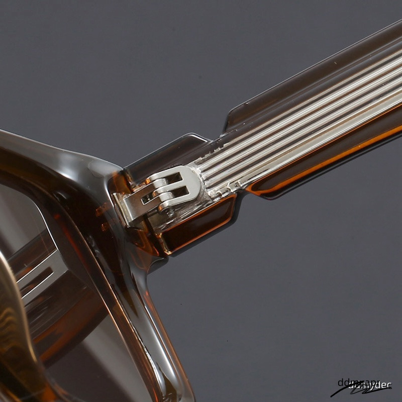 Designer Square Sunglasses Men Oversized Big Ddmydec Glasses Vintage Women Goggles Gothic Y2k Futuristic Cool INS Niche Circular High-End Sturdy Metal