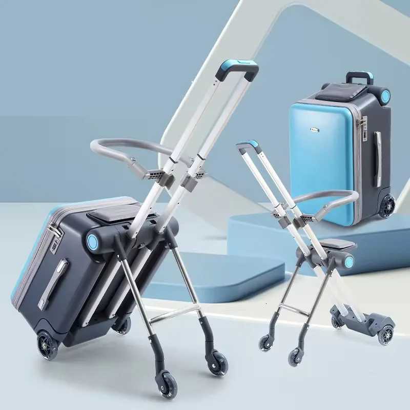 Stroller Travel SuiTCase Riding and Sitting Multifunction Waterproof and Wear Resistant Trunk SuiTCase Luggage Z250905