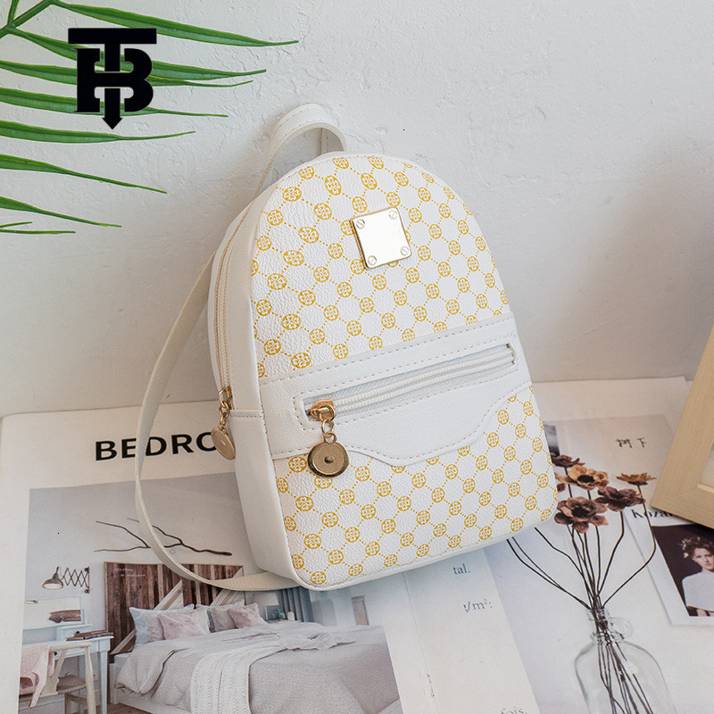 TB BHULAMTE Designer Bag Printed Backpack Women's Bag New Trendy Fashion Niche Luxury Bag Design Bags Ladies Small Backpack Wholesale