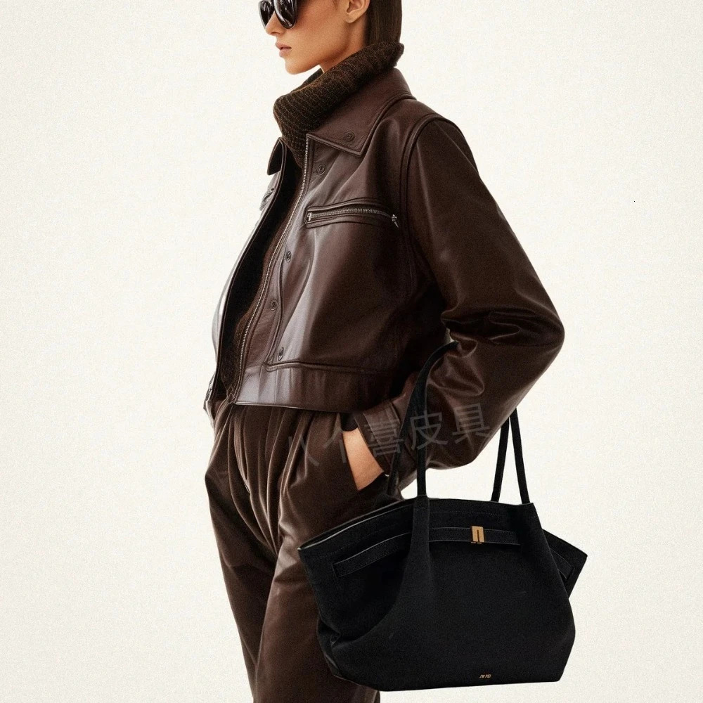 JW Pei Dumpling Bag Suede Shoulder Crossbody Underarm Niche n Fashion Handbag Tote 250905
