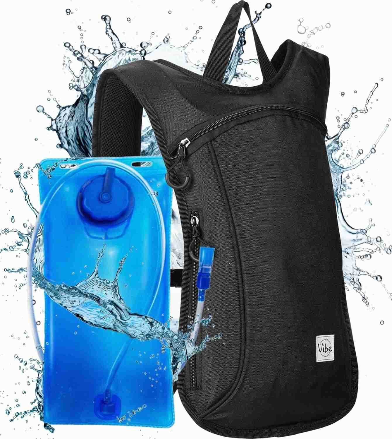 Hydration Pack Backpack with 2L Water Bladder for Women Men Teens Kids Hydropack Hydro Sports Outdoor Running Camping Hiking Festivals Raves M250905