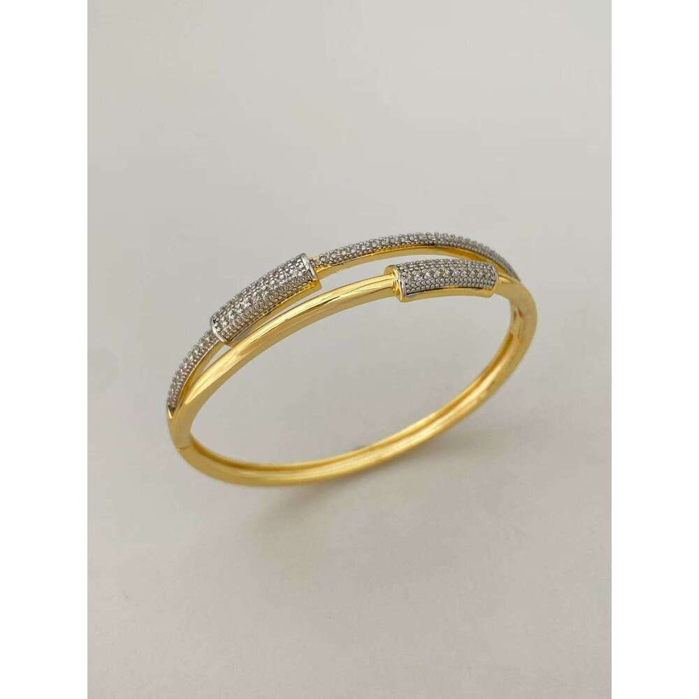 New Women's Dia-Studded Ins Internet Celebrity Temperament Bracelet Versatile Ring Set Decoration